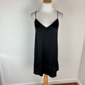 Aritzia Wilfred Black Slip Dress Size XS